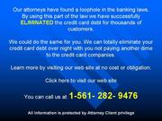 Laws,  rules,  codes,  of eradicating your card balance